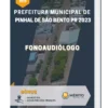 Apostila Fonoaudiólogo Prefeitura de Pinhal de São Bento PR 2023