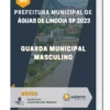 Apostila Guarda Municipal Masculino Prefeitura de Águas de Lindóia SP 2023