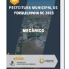 Apostila Mecânico Prefeitura de Forquilhinha SC 2023