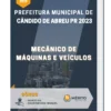 Apostila Mecânico de Máquinas e Veículos Prefeitura de Cândido de Abreu PR 2023