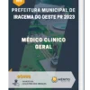 Apostila Médico Clinico Geral Prefeitura de Iracema do Oeste PR 2023