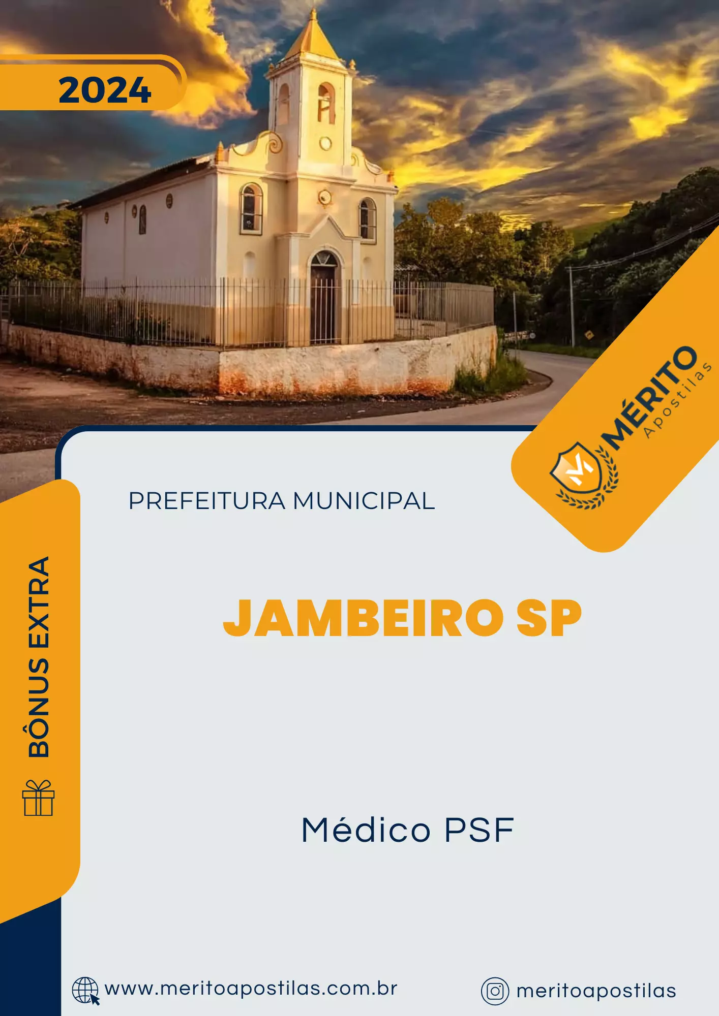 Apostila Médico PSF Prefeitura Jambeiro SP 2024