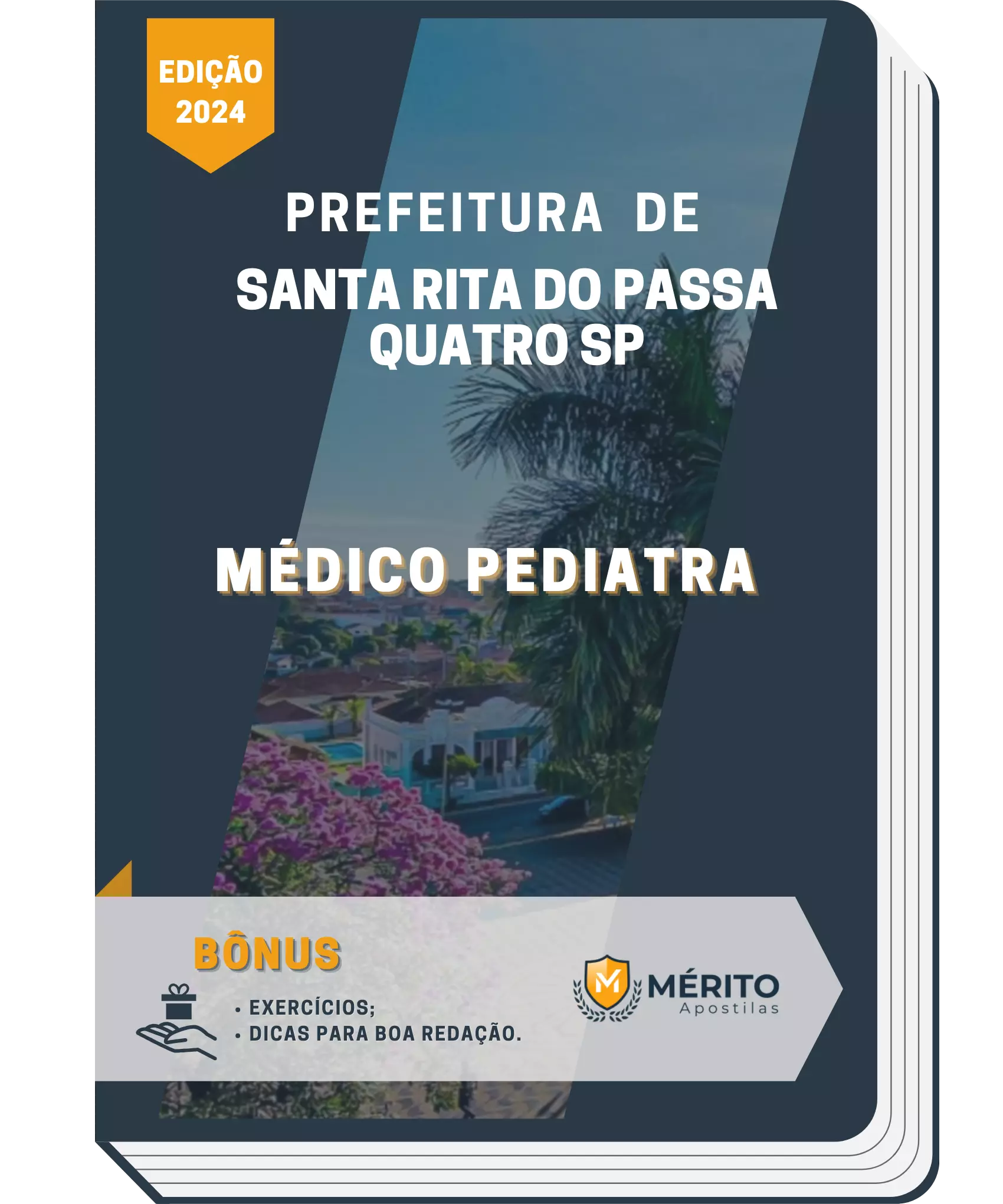 Apostila Médico Pediatra Prefeitura de Santa Rita do Passa Quatro SP 2024