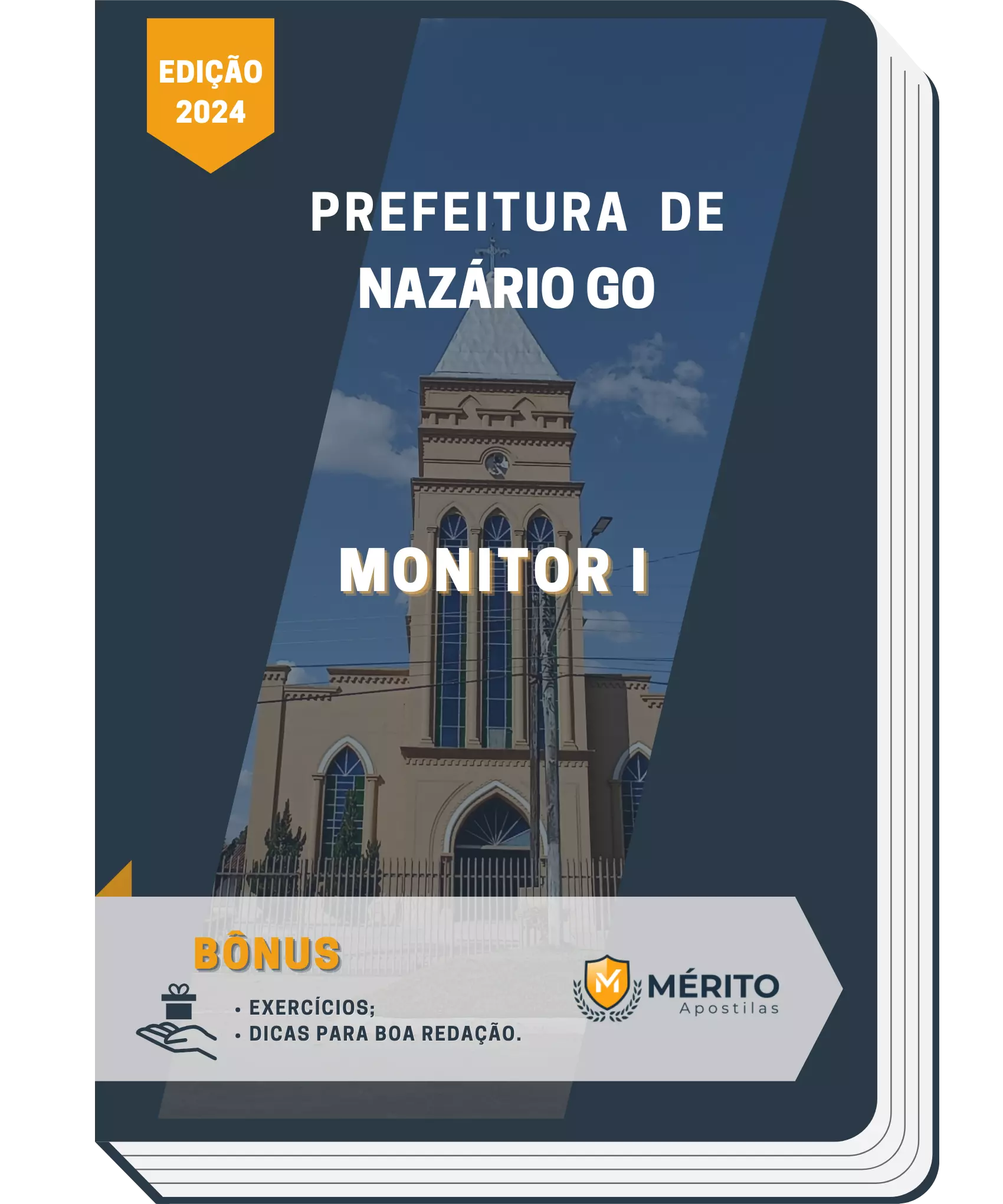 Apostila Monitor I Prefeitura de Nazário GO 2024