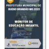 Apostila Monitor de Educação Infantil Prefeitura de Bueno Brandão MG 2023