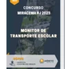Apostila Monitor de Transporte Escolar Concurso Miracema RJ 2023