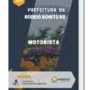 Apostila Motorista Prefeitura de Rodeio Bonito RS 2023