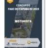 Apostila Motorista Concurso FAAC de Itapema SC 2023