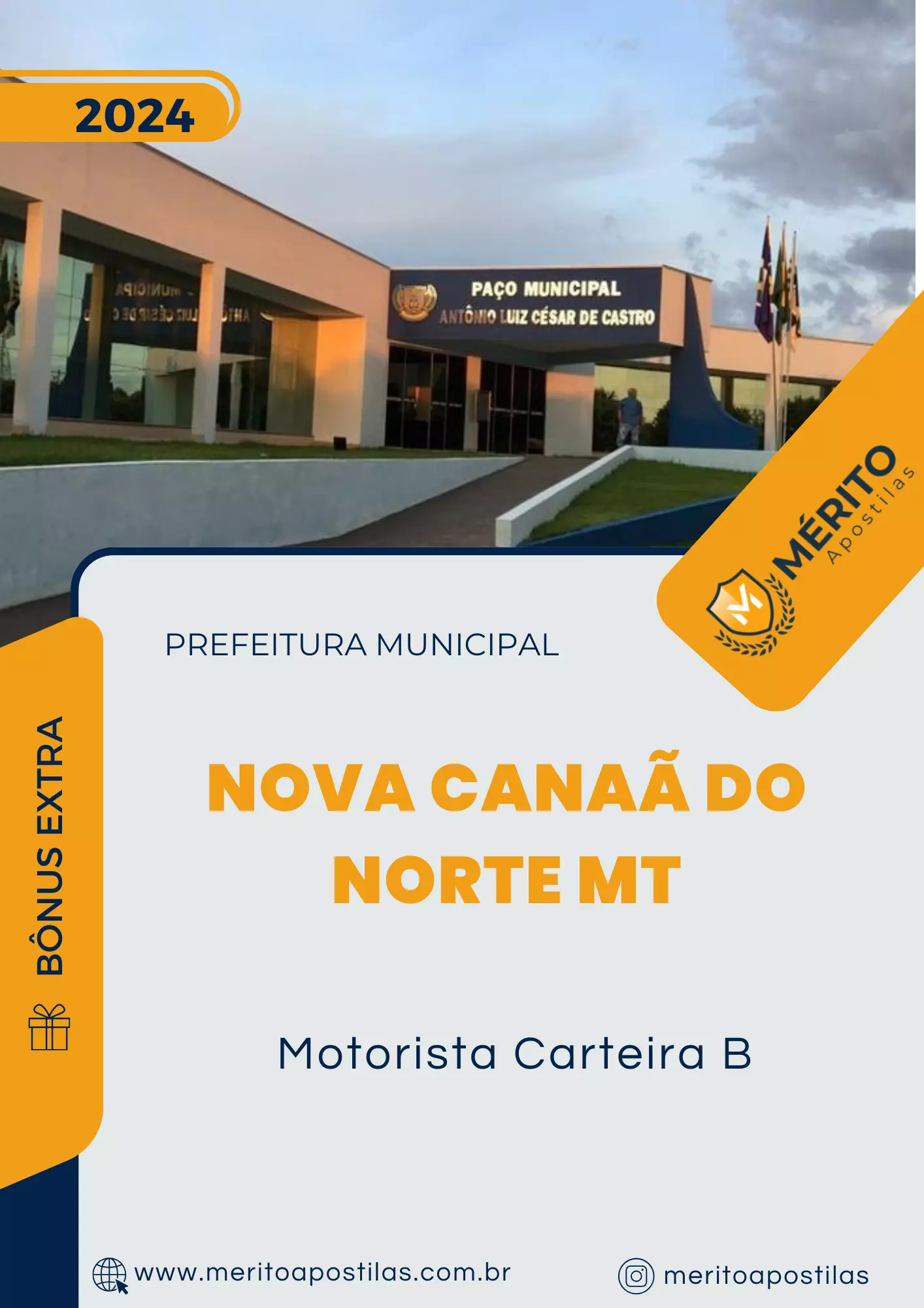 Apostila Motorista Carteira B Prefeitura de Nova Canaã do Norte MT 2024