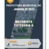 Apostila Motorista Categoria D Prefeitura de Jandira SP 2023