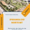 Apostila Motorista de Veículo de Grande Porte Prefeitura de Ipiranga do Norte MT 2024