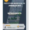 Apostila Nutricionista Prefeitura de Jandira SP 2023