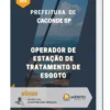 Apostila Operador de Estação de Tratamento de Esgoto Prefeitura de Caconde SP 2024