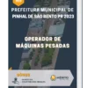 Apostila Operador de Máquinas Pesadas Prefeitura de Pinhal de São Bento PR 2023