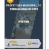 Apostila Pintor Prefeitura de Forquilhinha SC 2023