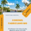 Apostila Professor Da Educação Básica Anos Iniciais Prefeitura de Coronel Fabriciano MG 2024