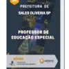 Apostila Professor De Educação Especial Prefeitura de Sales Oliveira SP 2024