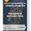 Apostila Professor De Educação Física Prefeitura de Virgem da Lapa MG 2023