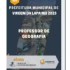 Apostila Professor De Geografia Prefeitura de Virgem da Lapa MG 2023