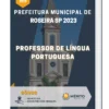 Apostila Professor De Língua Portuguesa Prefeitura de Roseira SP 2023