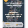 Apostila Professor Educação Básica II Educação Física Prefeitura de Pitangueiras SP 2023