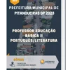 Apostila Professor Educação Básica II Português/Literatura Prefeitura de Pitangueiras SP 2023