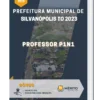 Apostila Professor P1n1 Prefeitura de Silvanópolis TO 2023