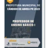 Apostila Professor de Ensino Básico I Prefeitura de Cândido de Abreu PR 2023