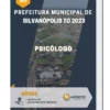 Apostila Psicólogo Prefeitura de Silvanópolis TO 2023