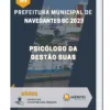 Apostila Psicólogo Da Gestão Suas Prefeitura de Navegantes SC 2023