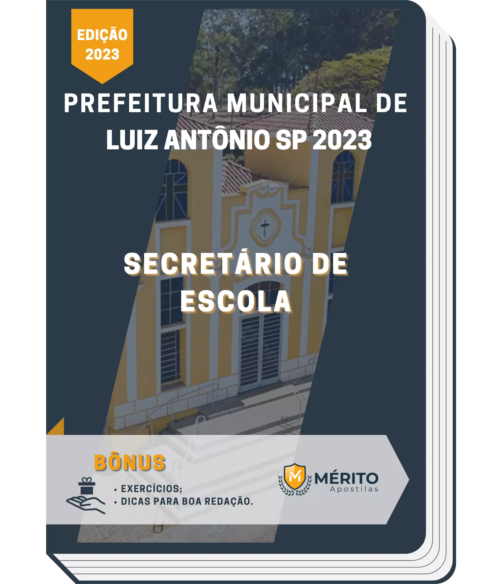 Apostila Secretário De Escola Prefeitura de Luiz Antônio SP 2023