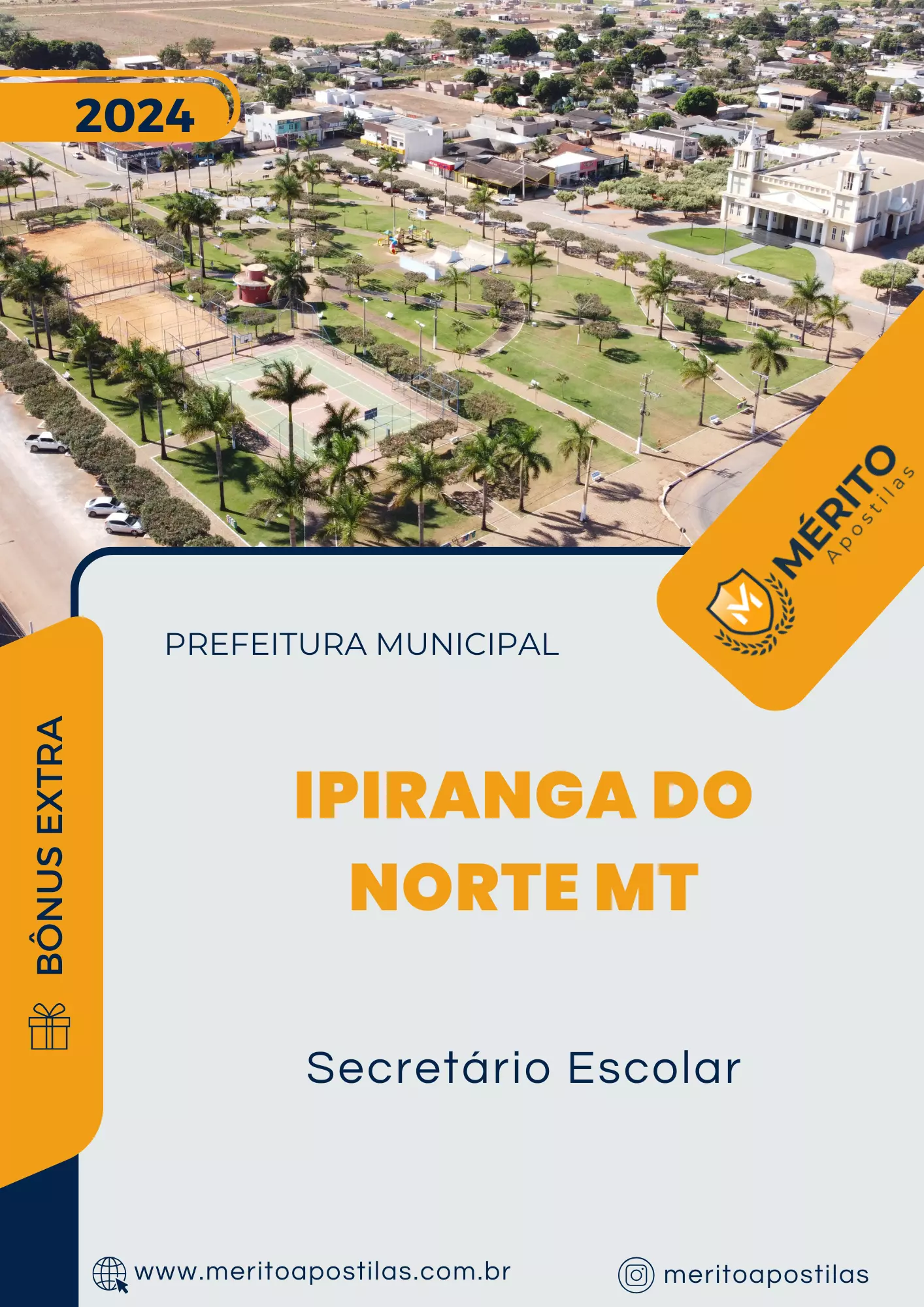 Apostila Secretário Escolar Prefeitura de Ipiranga do Norte MT 2024
