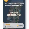 Apostila Técnico Administrativo Prefeitura de Virgem da Lapa MG 2023