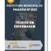 Apostila Técnico Em Enfermagem Prefeitura de Paulicéia SP 2023
