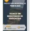 Apostila Técnico Em Manutenção De Edificações Prefeitura de Pium TO 2023