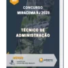 Apostila Técnico de Administração Concurso Miracema RJ 2023