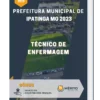 Apostila Técnico de Enfermagem Prefeitura de Ipatinga MG 2023