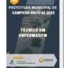 Apostila Técnico em Enfermagem Prefeitura de Campo do Brito SE 2023