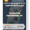 Apostila Técnico em Enfermagem ESF Prefeitura de Campo do Brito SE 2023