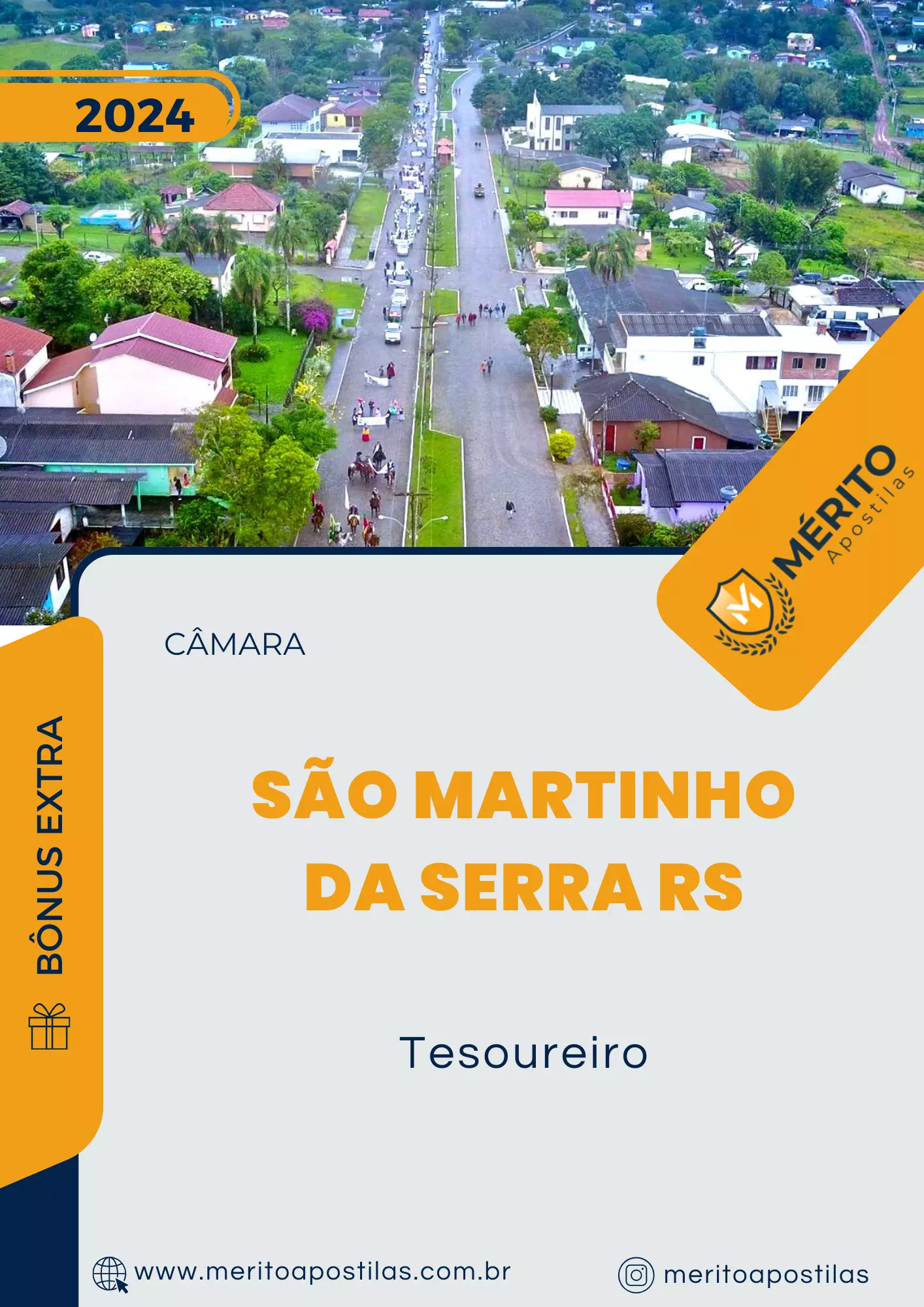 Apostila Tesoureiro Câmara de São Martinho da Serra RS 2024