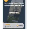 Apostila Tratorista Prefeitura de Conselheiro Mairinck PR 2023