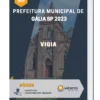 Apostila Vigia Prefeitura de Gália SP 2023