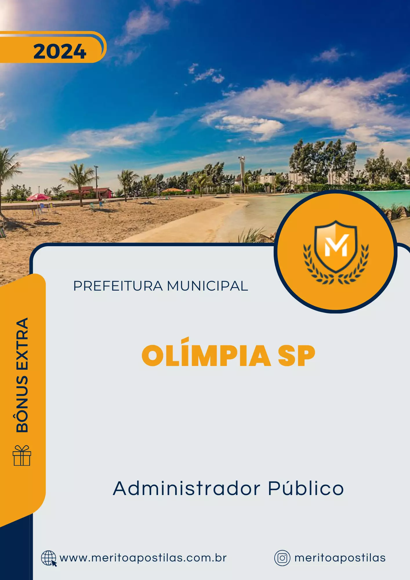 Apostila Administrador Público Prefeitura de Olímpia SP 2024