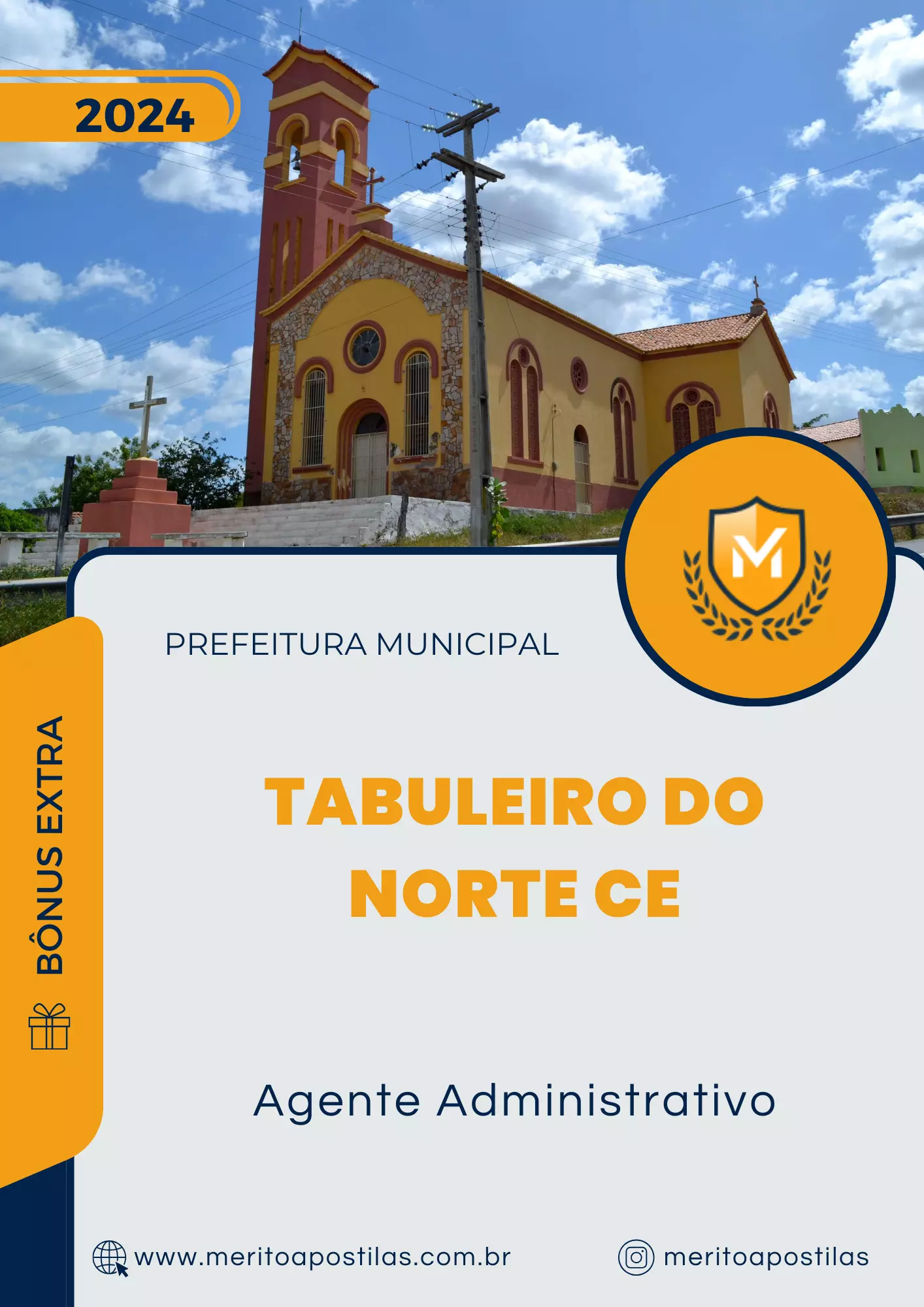 Apostila Agente Administrativo Prefeitura Tabuleiro do Norte CE 2024
