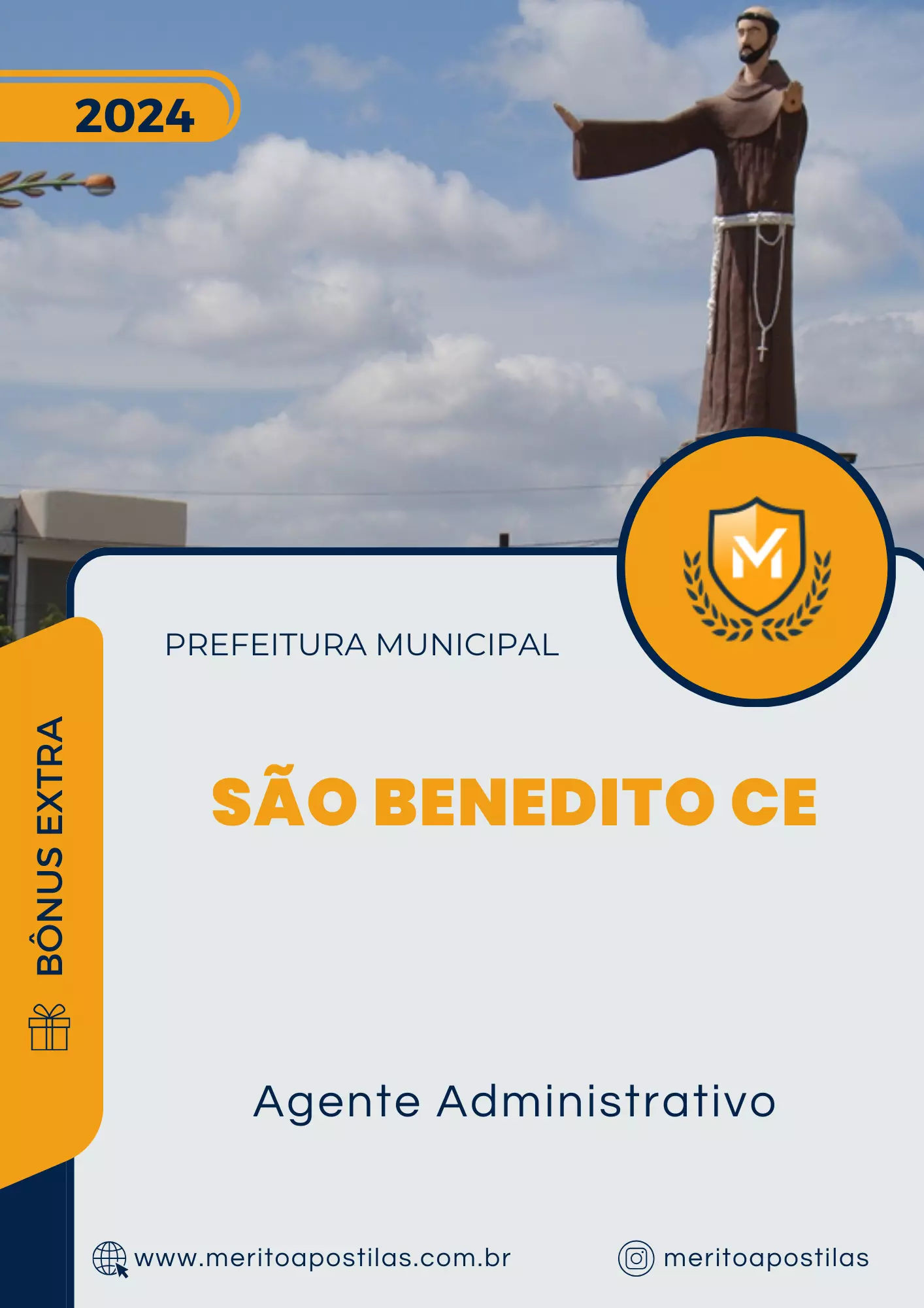 Apostila Agente Administrativo Prefeitura São Benedito CE 2024