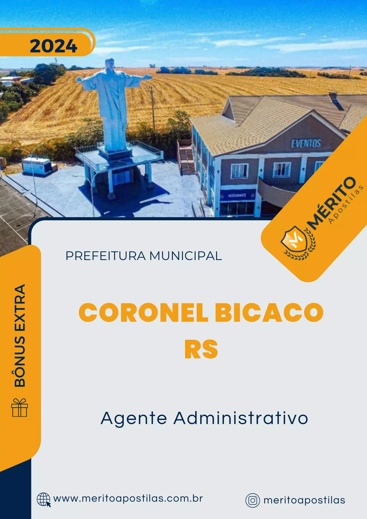 Apostila Agente Administrativo Prefeitura de Coronel Bicaco RS 2024