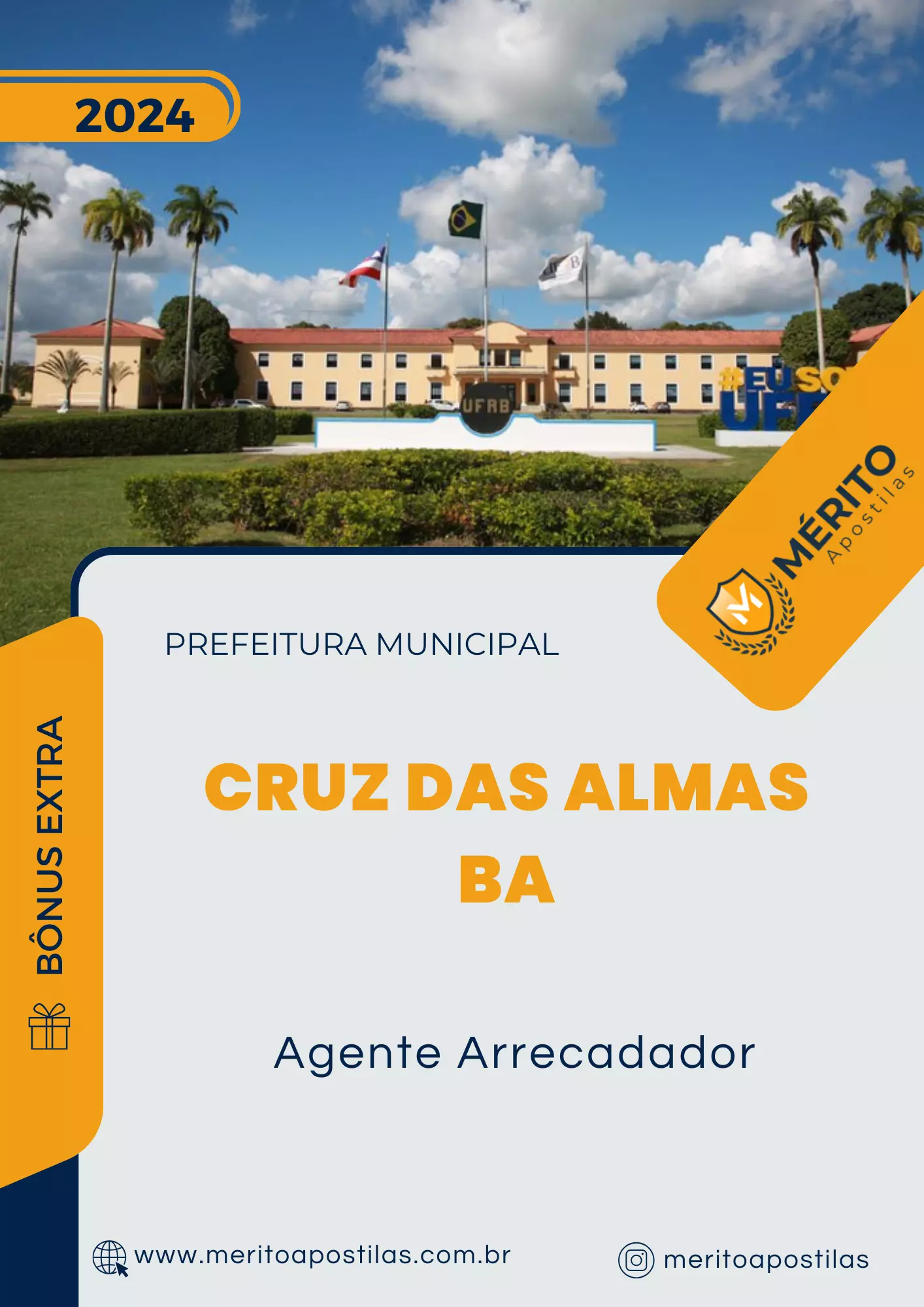 Apostila Agente Arrecadador Prefeitura de Cruz das Almas BA 2024