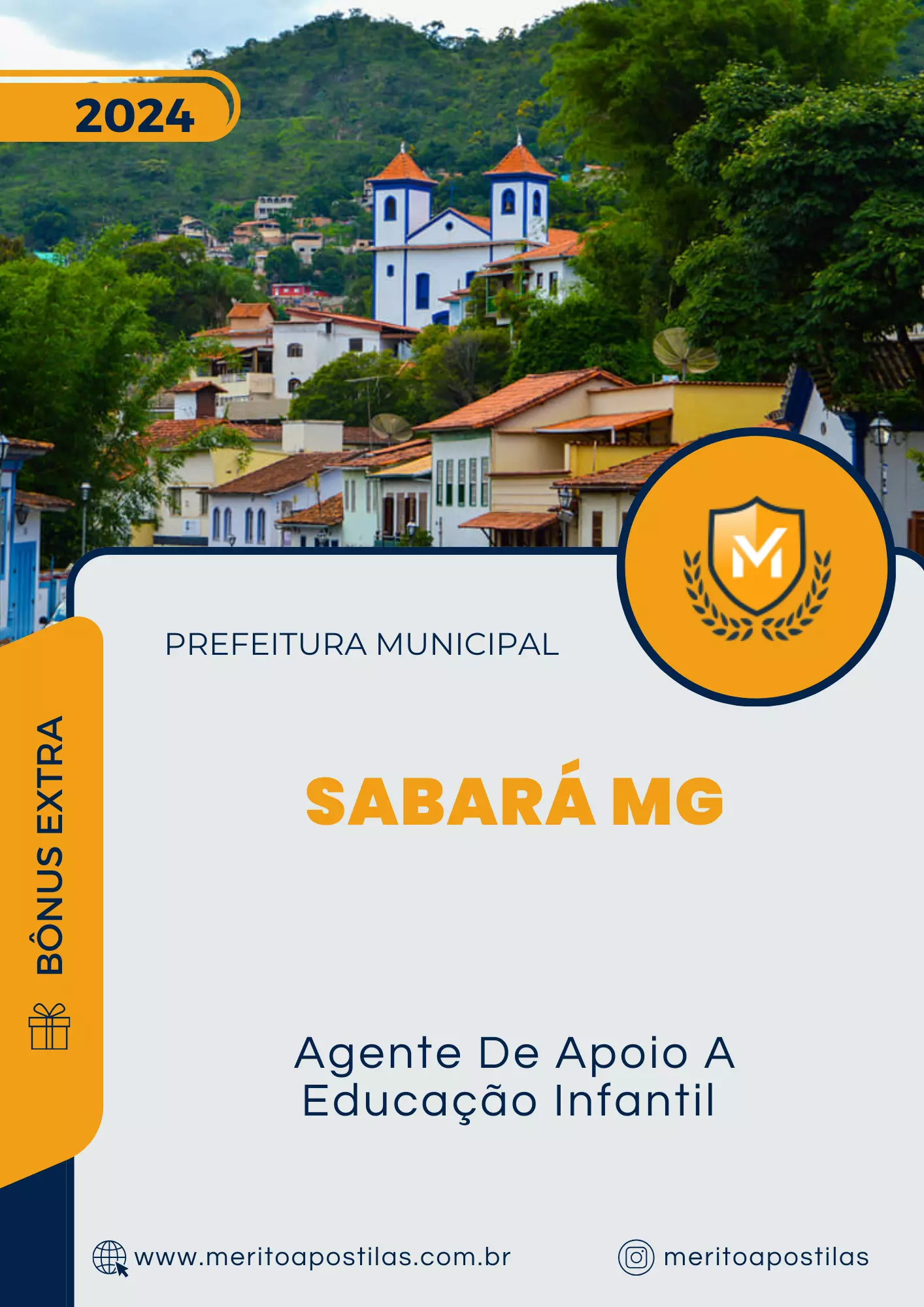 Apostila Agente De Apoio A Educação Infantil Prefeitura de Sabará MG 2024