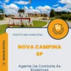 Apostila Agente De Combate Às Endemias Prefeitura de Nova Campina SP 2024