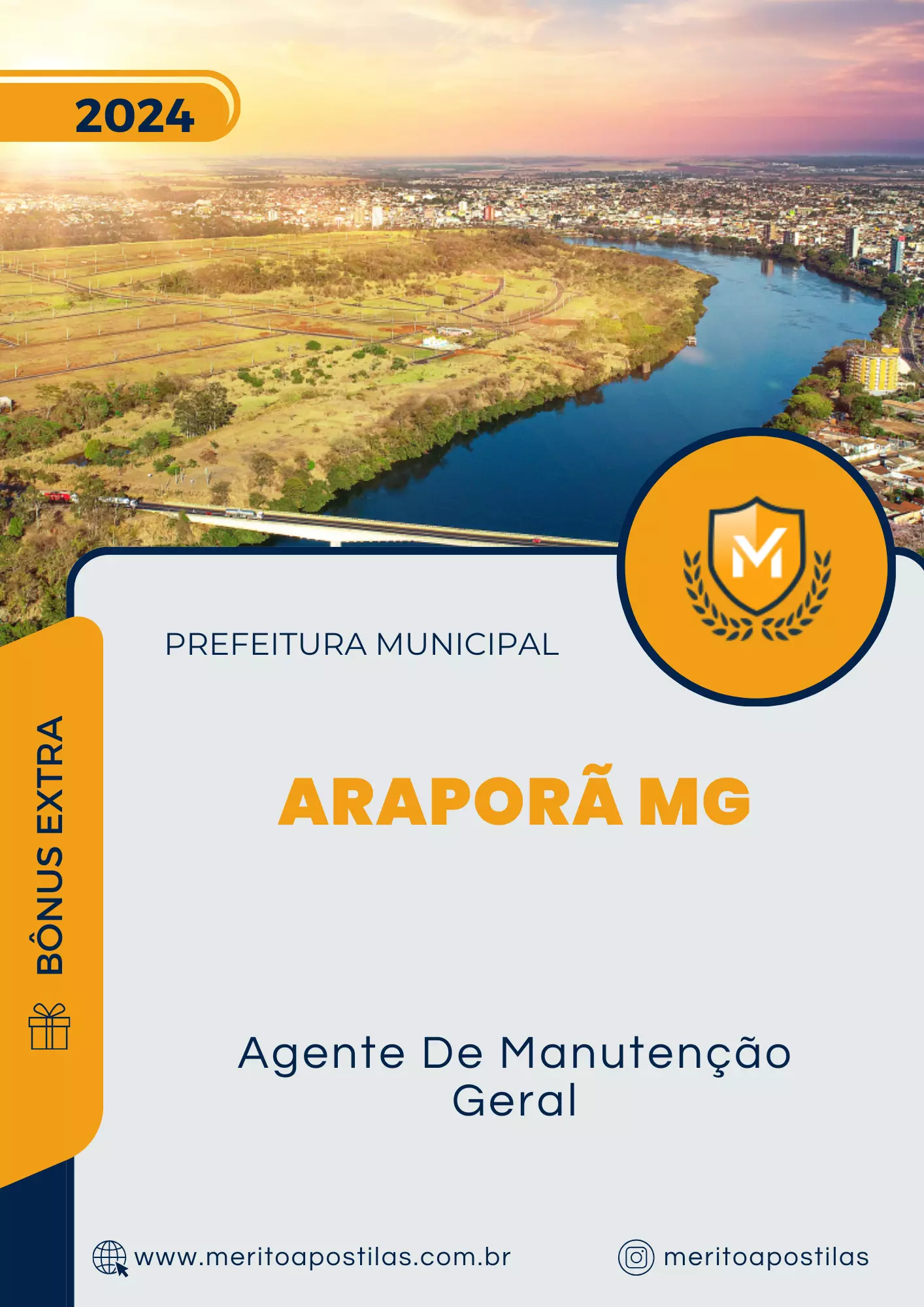 Apostila Agente De Manutenção Geral Prefeitura de Araporã MG 2024